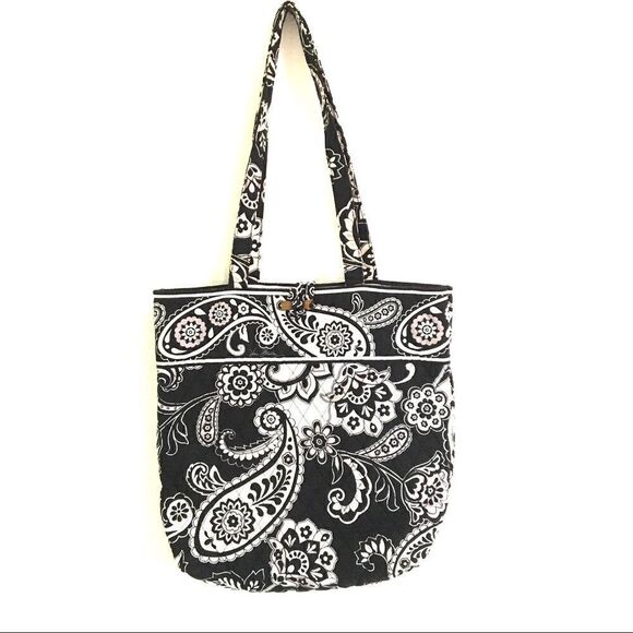 Vera Bradley large paisley shoulder tote - Picture 1 of 8
